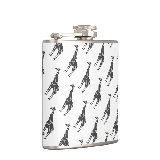 Flasques Giraffe Silhoutte noir et gris (Droite)