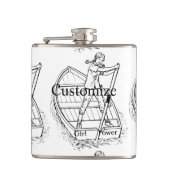 Flasques Girl Power Sculling Boat Thunder_Cove (Devant)