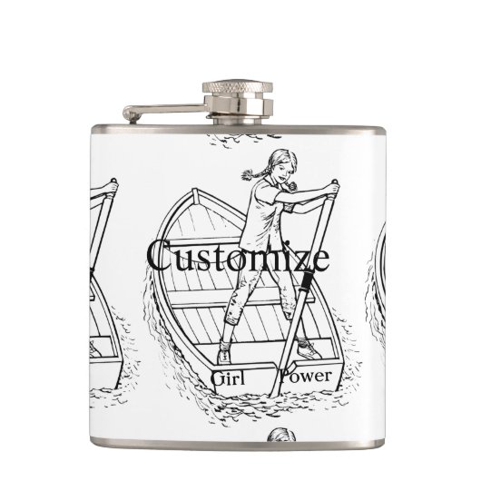 Flasques Girl Power Sculling Boat Thunder_Cove (Devant)
