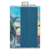 Flasques Glamour Requin Chomp-Sautant pour des Pierres Préc (Dos)