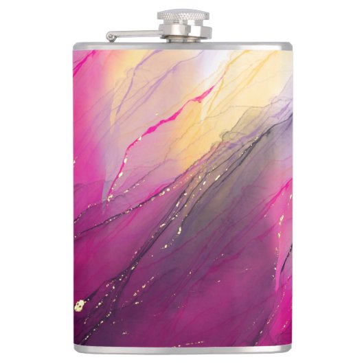 Flasques Glitterie Conception de tondeuse à encre d'alcool (Devant)