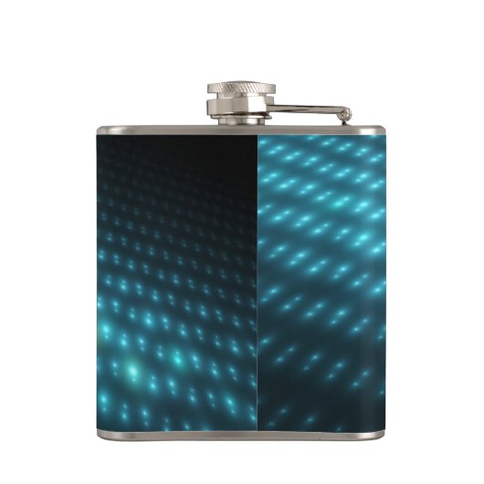 Flasques Globes bleus 3D (Dos)