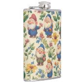 Flasques Gnome a flower motif design (Droite)