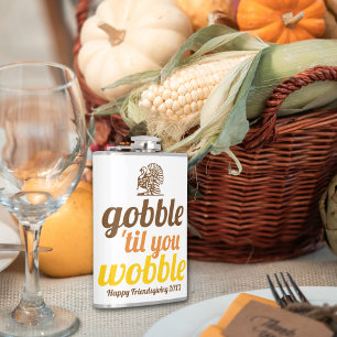 Flasques Gobble 'jusqu'à ce que vous marchez drôle automne