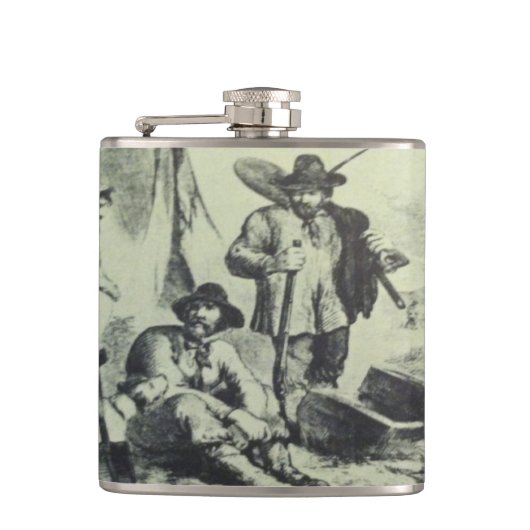 Flasques Gold Diggers Art Vintage (Devant)