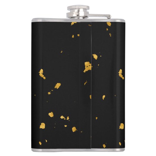 Flasques Gold Flakes Noir (Dos)