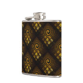 Flasques Gold Modern Boho Elegant Abstract Art Pattern #502 (Gauche)