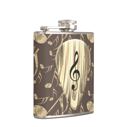 Flasques Golden Plectron - Design élégant pour les mélomane (Droite)