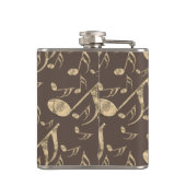 Flasques Golden Plectron - Design élégant pour les mélomane (Dos)