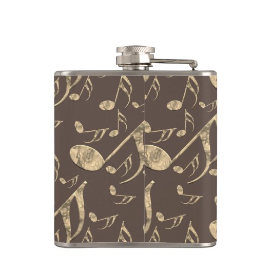 Flasques Golden Plectron - Design élégant pour les mélomane (Dos)