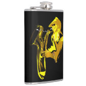 Flasques Golden Saxaphonist (Droite)