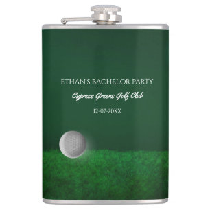 Flasques Golf Bachelor Party - balle de golf et terrain de