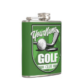 Flasques Golf Club NAME Pro Golfer Player Personnalisé (Droite)