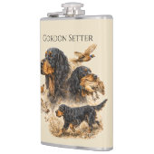 Flasques Gordon Setter (Gauche)