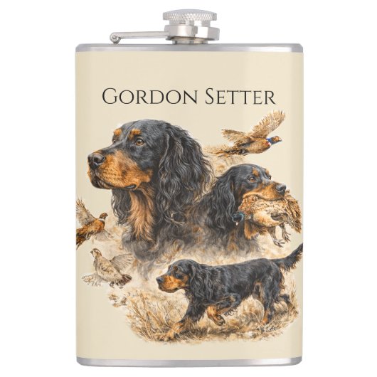 Flasques Gordon Setter (Devant)