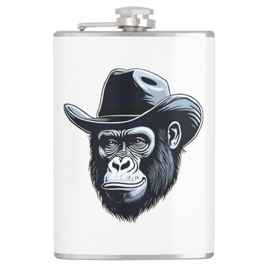 Flasques Gorilla Cowboy (Devant)