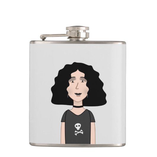 Flasques Goth girl (Devant)