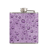 Flasques gouttelettes d'eau violette (Dos)