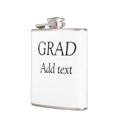 Flasques Grad simple graduation minimale élégante typo mode (Gauche)