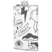 Flasques Graffiti mignon : Doodle Art Set. (Gauche)