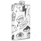 Flasques Graffiti mignon : Doodle Art Set. (Droite)