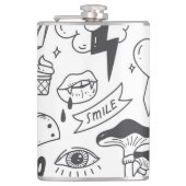 Flasques Graffiti mignon : Doodle Art Set. (Devant)