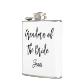 Flasques Grand-mère de la mariée mariage noir blanc (Gauche)