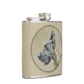 Flasques Grande Danse (Brindle) Peinture - Art Chien origin (Droite)