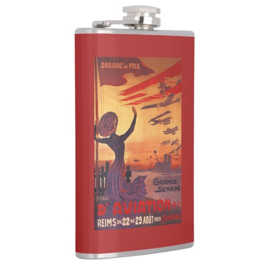 Flasques Grande semaine d'aviation - affiche de ondulation (Droite)