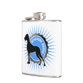 Flasques Grands Danois étoile et écriture (Gauche)