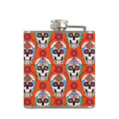 Flasques Graphique des crânes de sucre (Dos)