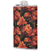 Flasques Graphique Motif sans couture Red Fall Maple Tree (Gauche)