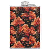 Flasques Graphique Motif sans couture Red Fall Maple Tree (Dos)