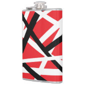 Flasques Graphique rouge, noir et blanc (Gauche)