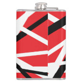 Flasques Graphique rouge, noir et blanc (Dos)