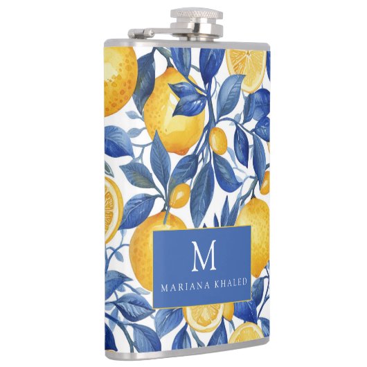 Flasques Gras Bleu Italien Positano Lemon (Droite)