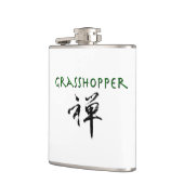 Flasques Grasshopper avec le symbole "Zen" (Gauche)
