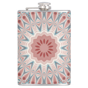 Flasques Grattez moderne Kaleidoscope Mandala art fractal