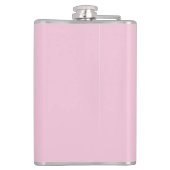 Flasques Gray script initial monogram pink (Dos)