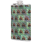 Flasques Green King Charles Cavalier Spaniel, Hip Flask (Gauche)