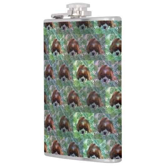 Flasques Green King Charles Cavalier Spaniel, Hip Flask (Gauche)