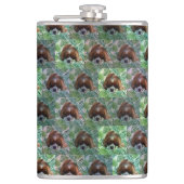 Flasques Green King Charles Cavalier Spaniel, Hip Flask (Devant)