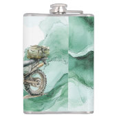 Flasques Green Motorcycle Adventure (Dos)