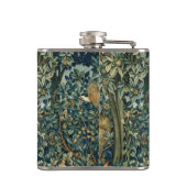 Flasques GREENERY, FOREST ANIMALS Pheasant, Fox, Green Flor (Dos)