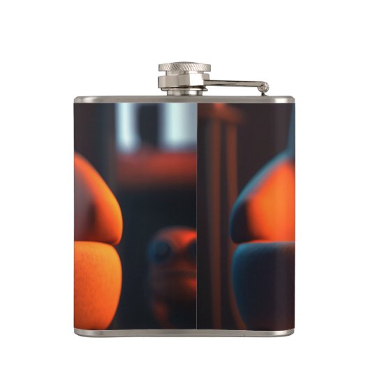 Flasques Grenouille orange (Dos)