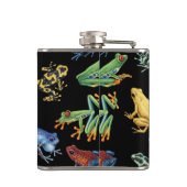 Flasques Grenouilles sur noir (Dos)