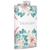 Flasques Greville Rose Personnalisée Et Eucalyptus (Droite)