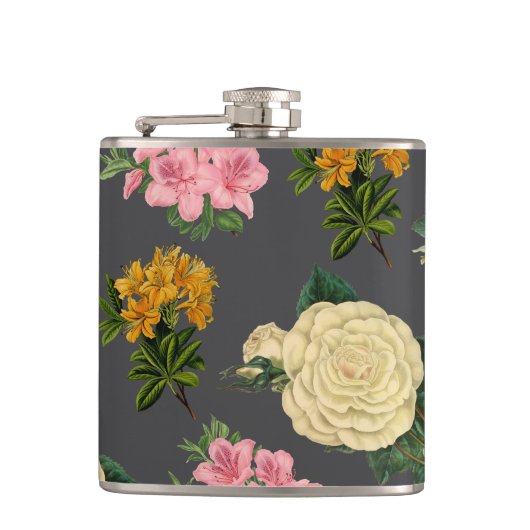 Flasques Grey Vintage Floral (Devant)
