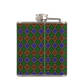 Flasques Grille Diamant Arlequin : Harmonie Texturée (Dos)