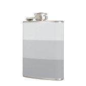 Flasques Gris argenté rayé (Gauche)